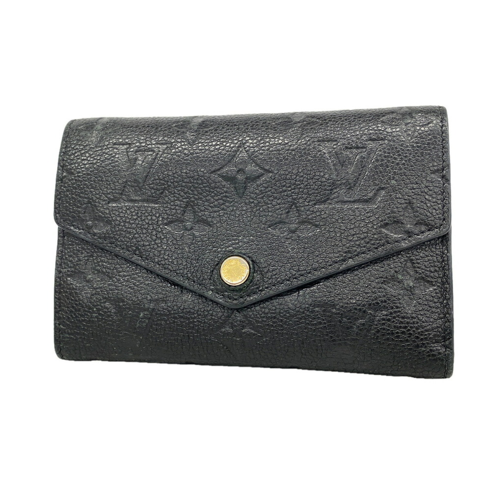 Louis Vuitton Tri-fold Wallet Monogram Empreinte Portefeuille Curieuse Compac...